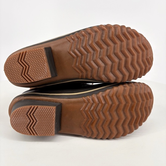 SOREL | Winter Fancy Lace-Up II Leather Duck Boots in Brown | Sz 9 - Picture 13 of 16